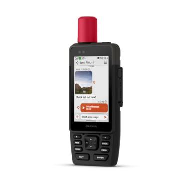 Imagem de Garmin GPSMAP H1i Plus, navegador portátil GPS premium com tecnologia inReach Plus para compartilhar textos, fotos, notas de voz e SOS off-grid, tela sensível ao toque e botões, bateria de longa