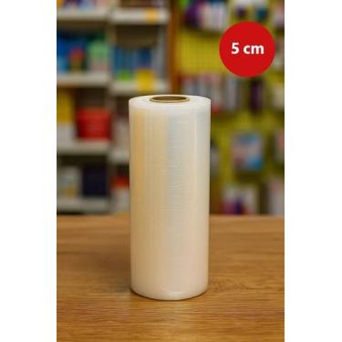 Imagem de Rolo Filme Stretch Manual Transparente 100m Plastico Embalagens Produt