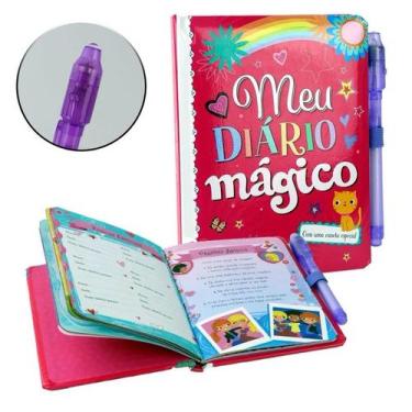 Imagem de Diário Secreto 48 FL com Caneta Mágica Rosa - sem marca