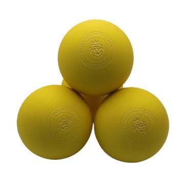 Imagem de Bola de lacrosse, bolas de lacrosse para massagem, bolas de lacrosse para meninos e meninas, atende aos requisitos NOCSAE e SEI, pacote com 12