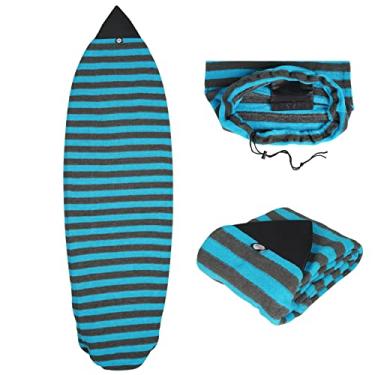 Imagem de Meia Neolife Surfboard – Bolsa de proteção para prancha de tricô (hortboard, Longboard e híbrida) Tamanho 17,78 cm azul-preto