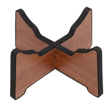 Imagem de RiToEasysports Suporte de Tambor de Língua, Fácil Montagem, Suporte de Madeira de Acácia para Músicos de Handpan, Palco de Estúdio (M)