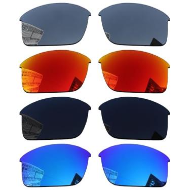 Imagem de Acefrog Lentes de reposição polarizadas de 1,5 mm para óculos de sol Oakley Flak Jacket OO9008 63 mm, material atualizado, resistente a impactos - pacote com 4 pares polarizados - 1,5 mm