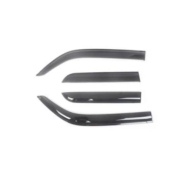 Imagem de GRJQRKHZ Defletor de janela lateral de carro para F&ord Escape 2008-2012 Weathershied viseira de porta vento sol proteção chuva janela lateral defletores de vento