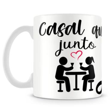 Imagem de Caneca Personalizada Casal que Bebe Junto - 325ml - Amo Canecas