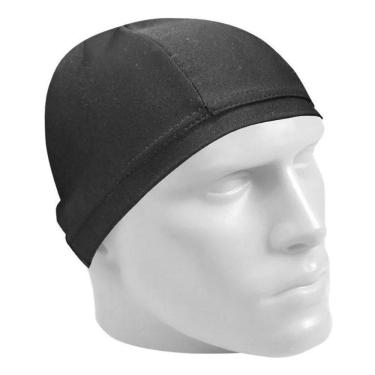 Imagem de 2X Touca Para Natacao Korea Preta Cor Preto Desenho Do Tec