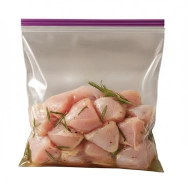 Imagem de Sacos Herméticos Reutilizáveis BPA Free – Embalagem com Fecho Duplo para Freezer e Micro-ondas (Fecho Duplo,14.9X16.5 20UN)