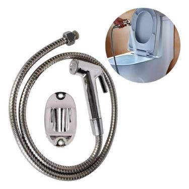 Imagem de Ducha Higiênica com Chuveirinho e Mangueira de 150cm Cromada Banheiro 