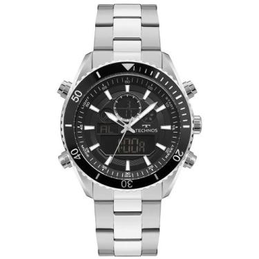 Imagem de Relógio Technos Masculino Ts Digitech Prata - YXDAD1431AA/1P