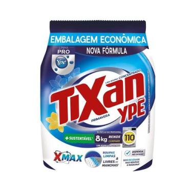 Imagem de Lava Roupas em Pó Primavera Pro Sachê 8kg Tixan Ypê