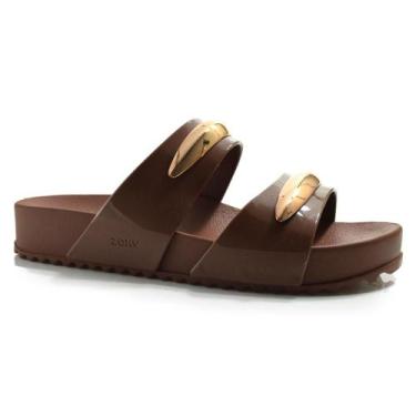 Imagem de Papete Marrom Feminina Zaxy, Marrom, 36