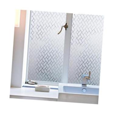 Imagem de Película de janela STOBAZA Privacy Decorative 100x45cm PVC