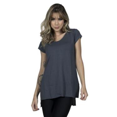 Imagem de Blusa Ju Fitness Sobre Legging Lisa Vekyo Tapa Bumbum Roupa Para Acade