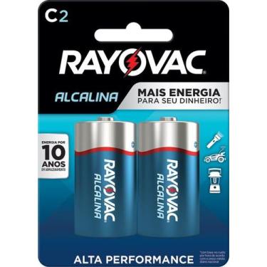 Imagem de Pilha Alcalina Rayovac C 2 Unidades