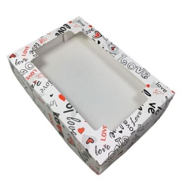 Imagem de 10 Caixa Com Visor de Acetato 22 x 15 x 4 ou 22 x 15 x 6 (20,VISOR 22 X 15 X 4 LOVE)