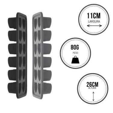 Imagem de Forma De Gelo De Silicone Coração Confeitaria Chocolate - Ladiv Comerc