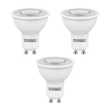 Imagem de Kit 3 Lampadas Led Dicroica Mr16 Tdl 25 4W 4000K Taschibra