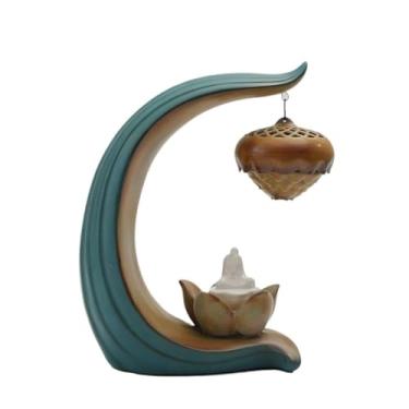 Imagem de Porta-incenso decorativo Queimador de incenso de cerâmica criativa com refluxo para entrada interna e externa