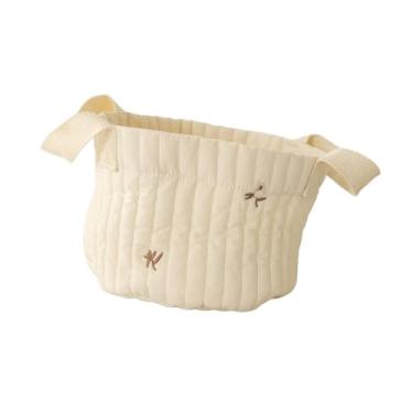 Imagem de menolana Cesta de fraldas para bebês, organizador de fraldas, portátil, versátil, organizador de trocador, cesta de armazenamento para camping, ambientes, Kapok Pequeno