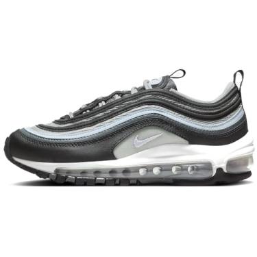 Imagem de Nike Tênis de corrida masculino Air Max 97 (GS), Preto/cinza ferro/branco / azul, 20