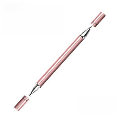 Imagem de Caneta Stylus Caneta Telas Celular/Tablet 2 em 1 Toque Todos Celular E Tablet Ponta Fina (caneta rose)
