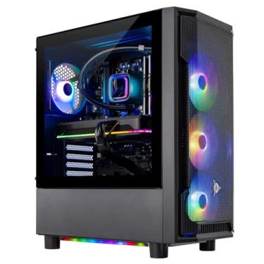 Imagem de Skytech Gaming Shadow Gaming PC, AMD Ryzen 7 7800X3D 4.2GHz, NVIDIA RTX 5060 Ti 16GB, SSD NVMe Gen4 1TB, 32GB DDR5 RAM 6000, 650W Gold PSU, 360 ARGB AIO, Wi-Fi, Win 11, Desktop