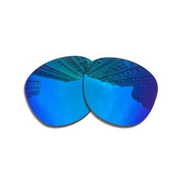 Imagem de Wetnenss Lentes de substituição para óculos de sol Oakley Latch OO9265/polarizadas de 1,5 mm/fácil de instalar (azul)