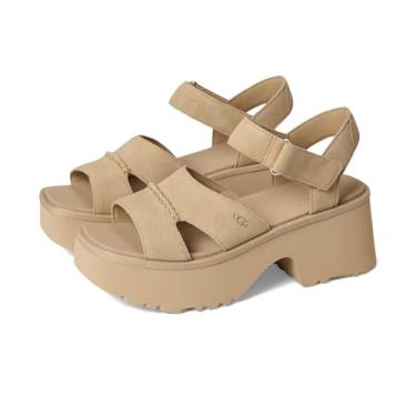 Imagem de UGG Sandália feminina New Heights com tira no tornozelo, Semente de mostarda, 41