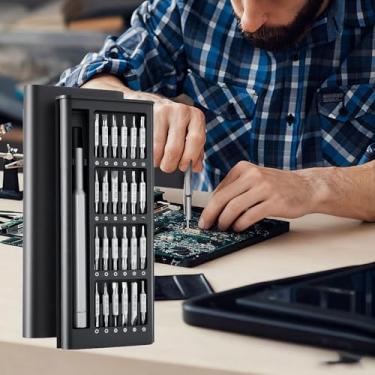 Imagem de Conjunto de chaves de fenda pequeno 24 em 1, adequado para consertar telefones eletrônicos e eletrodomésticos