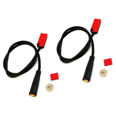 Imagem de DBEIXIWEI 2 peças de cabo de sensor de corte de freio elétrico para bicicleta elétrica, linha de fio de freio para sistemas de freio mecânicos hidráulicos