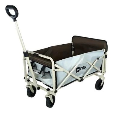 Imagem de Carrinho Dobrável 80 kg de Capacidade Camping Praia Eventos Uso Domést