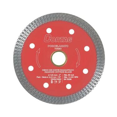 Imagem de Disco Diamantado Turbo 110mm Cortag 60659 – Preciso E Resistente Para Corte Profissional De Porcelan