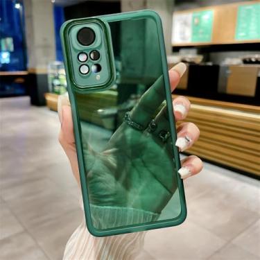 Imagem de Capa de celular para Xiaomi Redmi Note 12 Pro 11 Pro 5G 10 8 9 Redmi 13C 12C 10C A2 A1 9C 9A 8A com protetor de lente de câmera, verde esmeralda, para Redmi 9A