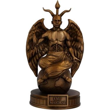 Imagem de Estátua Exu Maioral Imagem Umbanda Candomblé - Versão 2 (Cor Cobre Antigo)