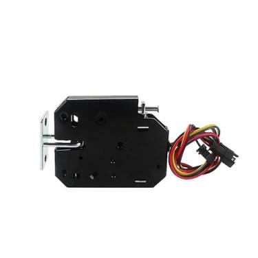 Imagem de Fechadura eletrônica pequena para porta de armário DC5V12V máquina de venda automática de bloqueio eletromagnético fechadura de porta de armário expresso OROAOBOMT (DC12V HQC)