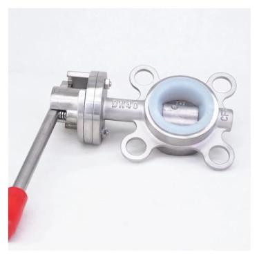 Imagem de DN40 3.8 cm SS304 Aço Inoxidável Tipo Wafer Válvula Brew Beer Laticínios