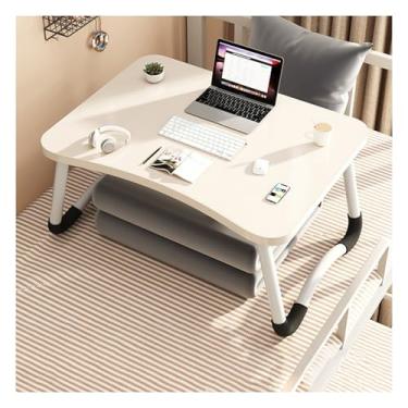 Imagem de Mesa de colo, mesa baixa para cama, mesa portátil de madeira, suporte para laptop, mesa dobrável para laptop, mesa de colo para laptop, adequada para salas de estar, quartos e escritórios. (Humu, tipo