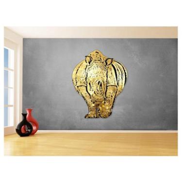 Imagem de Papel De Parede 3D Animais Pop Art Rinoceronte 3,5M Pxa517 - Você Deco