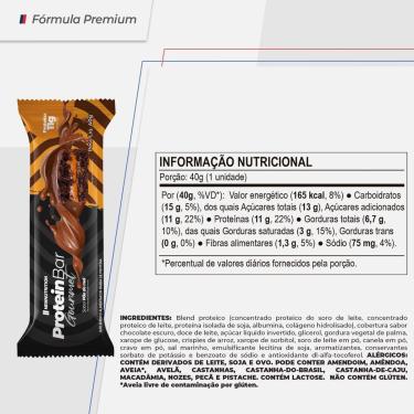 Imagem de Barra Proteica Gourmet 40g Sabor Pão de Mel-Unissex