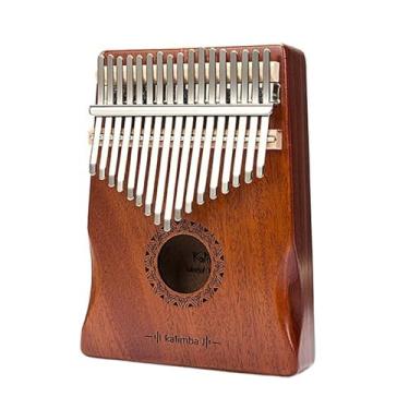 Imagem de Piano de dedo 17 teclas profissional tocando Kalimba kalimba profissional