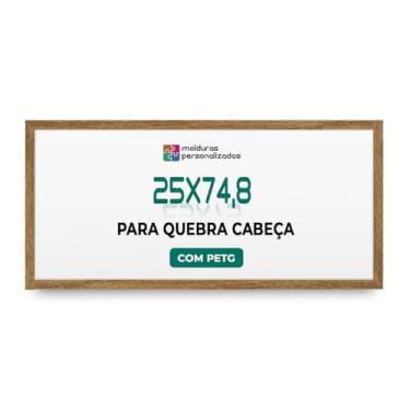 Imagem de Moldura 25x74,8 para Quebra Cabeça Grow Puzzle com Proteção Petg (Cru)