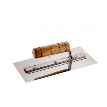 Imagem de Desempenadeira aco inox gesseira com perfil 30x12 p.a.g