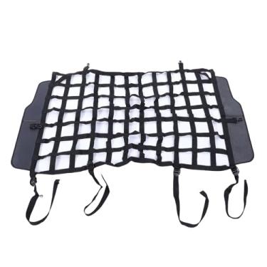 Imagem de Fabater Rede de Barreira para Animais de Estimação No Banco Traseiro, Rede de Carga de Isolamento para Organizador de Porta-malas Traseiro de Carro para JK JL 4 Portas 2007-2025