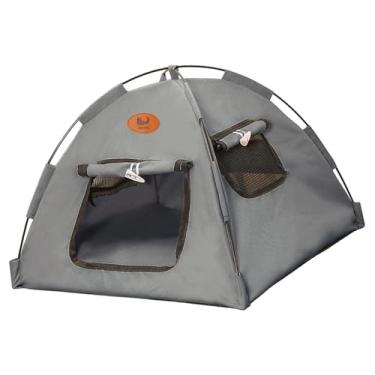 Imagem de Whtkoph Tenda aberta para animais de estimação, tenda para gatinhos, caverna, esconderijo, abrigo refrescante e respirável, cama para gatos para todas as, Xl