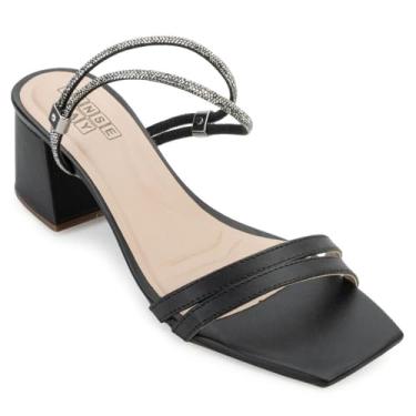 Imagem de Sandália Salto Sense Way GB24-2051 Preto TAM 40 ao 44