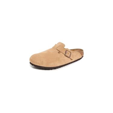 Imagem de Birkenstock Tamancos masculinos Boston, Latte Cream, 45