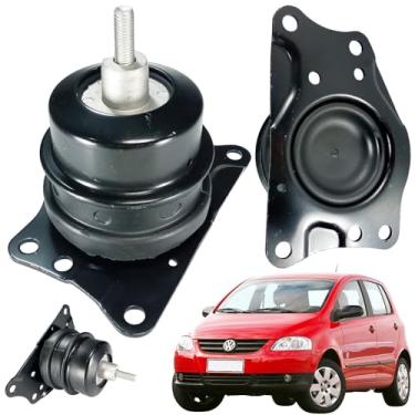 Imagem de Coxim Traseiro Motor Dianteiro Lado Direito Fox 2004 2005 2006 2007 2008 2009 2010 - MB9257, 4956, 6Q0199167