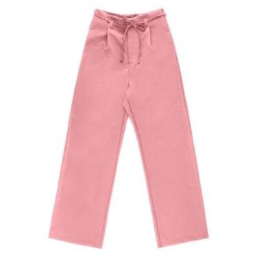 Imagem de Calça Alfaiataria Pantalona Endless Rosa-Feminino