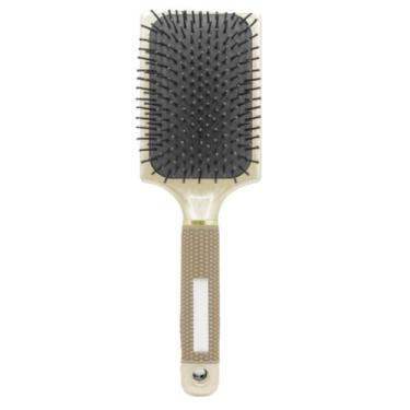 Imagem de Escova Raquete Profissional Almofadada - BDOLL, Dourada