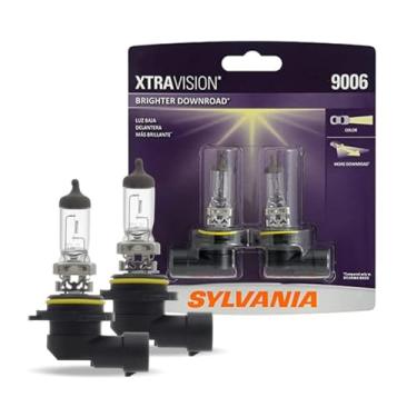 Imagem de SYLVANIA - Lâmpada de farol de halogênio 9006 XtraVision - Farol de carro de alto desempenho - Luz de halogênio de substituição - Para automotivo - 2 lâmpadas